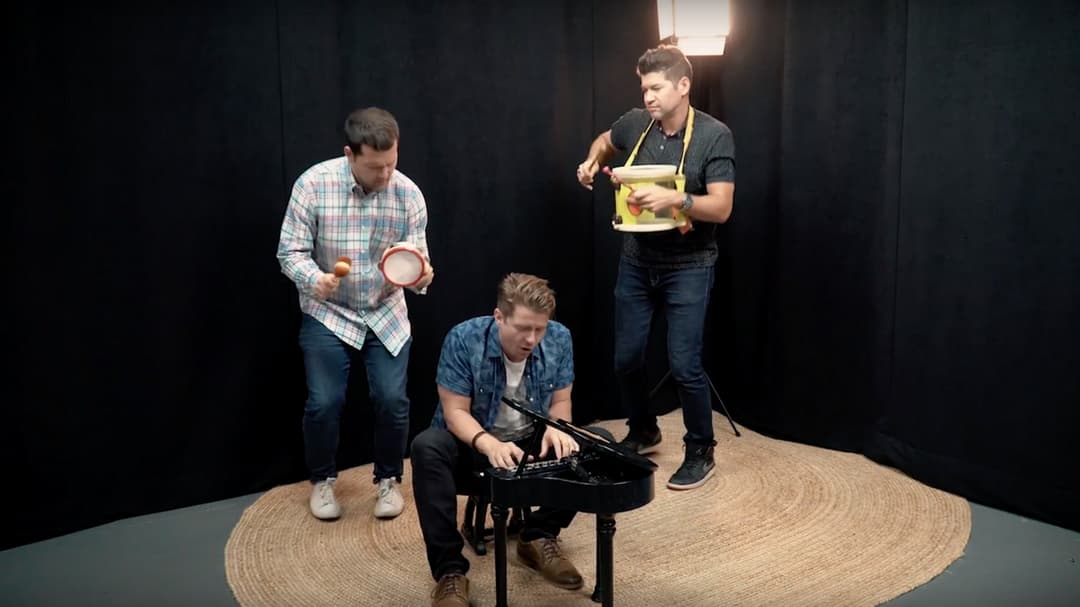 See THE AFTERS Play Their Hit Song on Kid Instruments With CJ