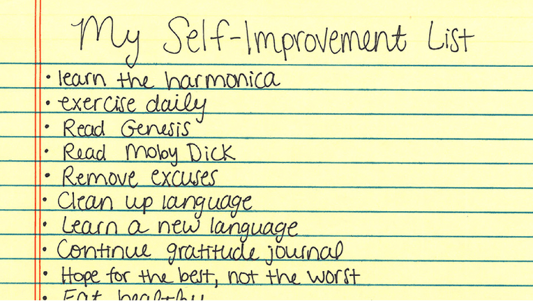 My self-improvement list