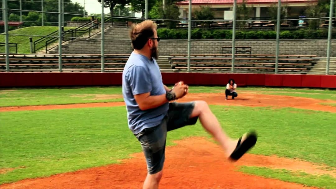Wally attempts to prove he can pitch better than rapper 50 Cent 