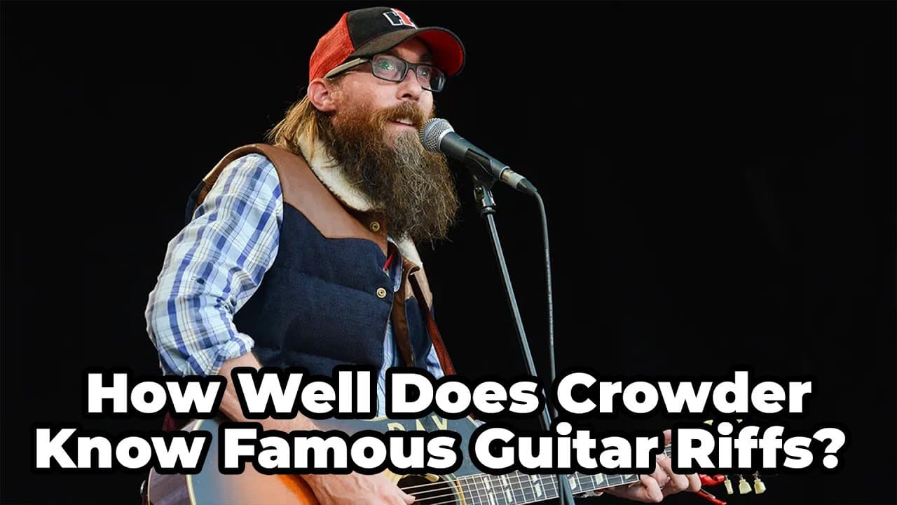 How Well Does Crowder Know Iconic Rock Riffs?