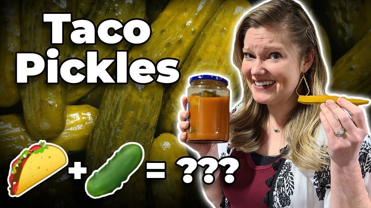 The Newest Trendy Snack is Taco Pickles?