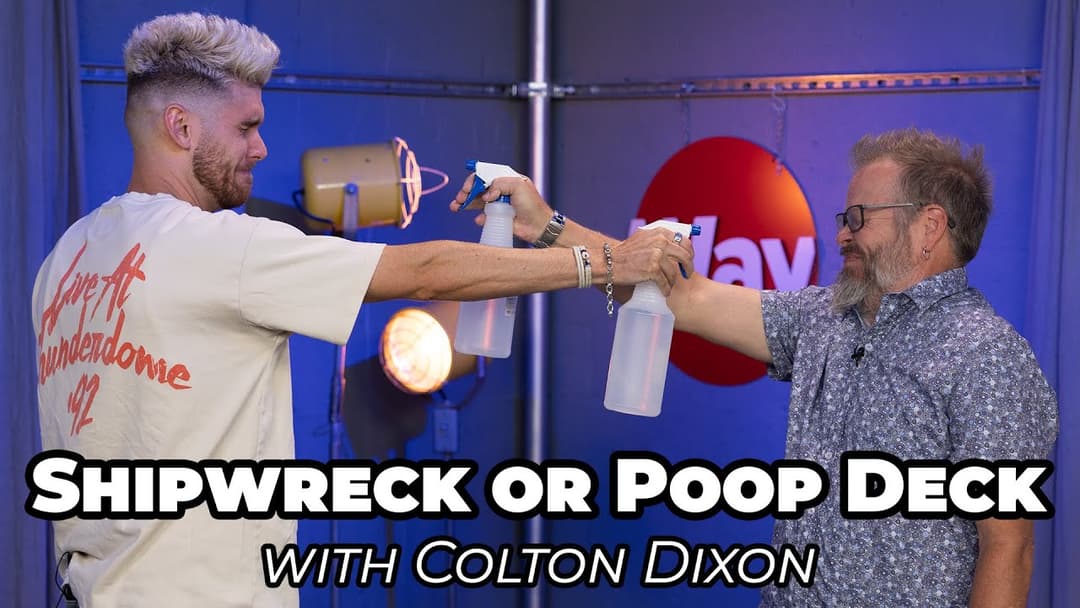 Colton Dixon Plays Shipwreck or Poop Deck