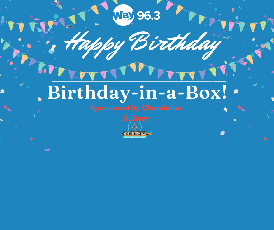 WIN a Birthday-in-a-Box from Chandelier Bakery!
